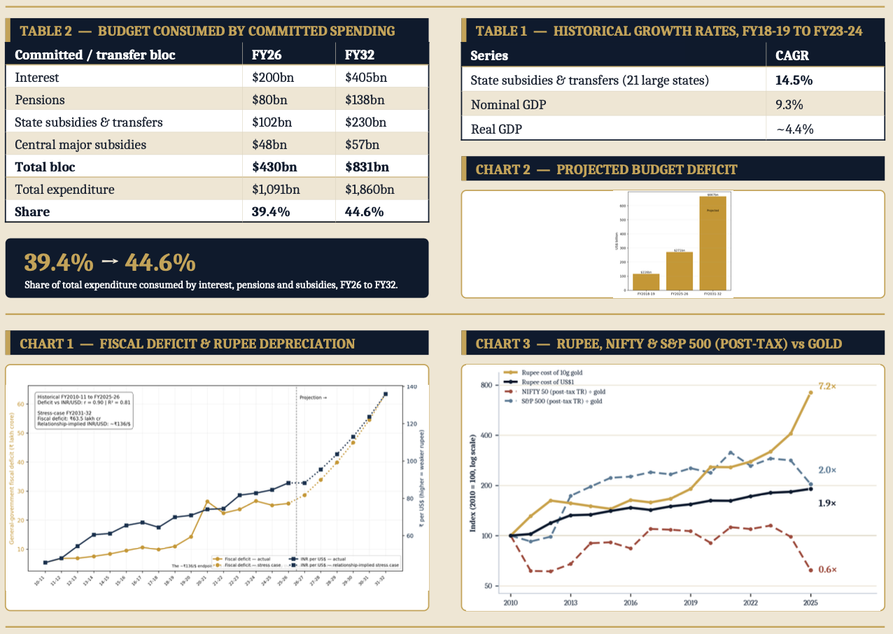 India fiscal deficit and rupee analysis